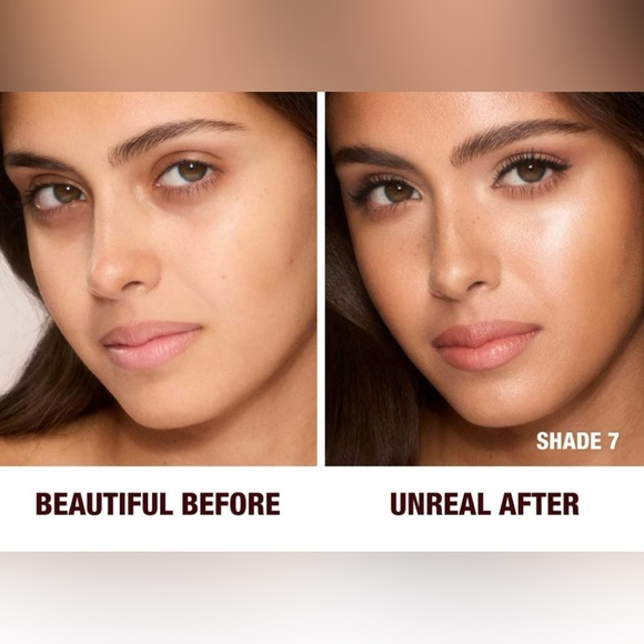Charlotte Tilbury Unreal Skin Sheer Glow Tint. 7 Medium - Picture 4 of 9